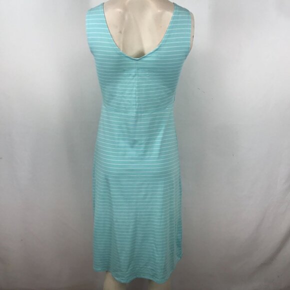 CARVE DESIGN - WOMEN'S SMALL - AQUA SLEEVELESS V NECK DRESS - Picture 4 of 5